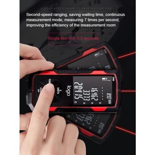 Multi-function High-precision Laser Rangefinder, Millisecond-level Fast Measurement, Multiple Charging Methods, Large Screen Dis