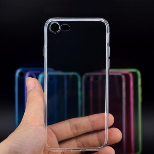 Transparent silicone soft case for iPhone 5 5s 5c SE 6 6s 7 8 plus X clear TPU back cover phone bags silicone case funda