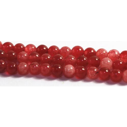 Newly red jades new natural chalcedony stone 6mm 8mm 10mm 12mm round loose beads diy Jewelry 15" B115