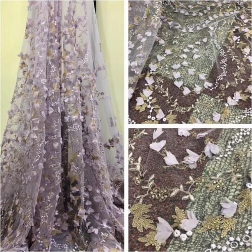 New pattern 5yards/bag JH15# 2 mixed color butterfly spin embroidery for bridal wedding dress/sawing Free shipping