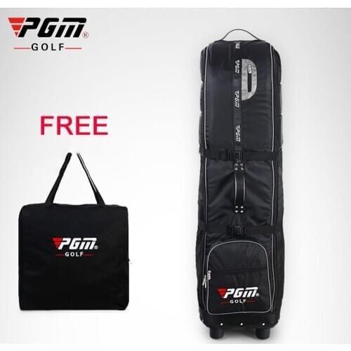 Pgm Aviation Golf Air Bag With Wheels Folding Large Capacity Lightweight Golf Bag Outdoor Travelling Package High Quality D0070