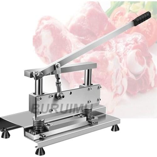 Manual Freeze Meat Slicer Stainless Steel Meat Cutter Beef Mutton Roll Meat Food Slicer Slicing Machine For Home