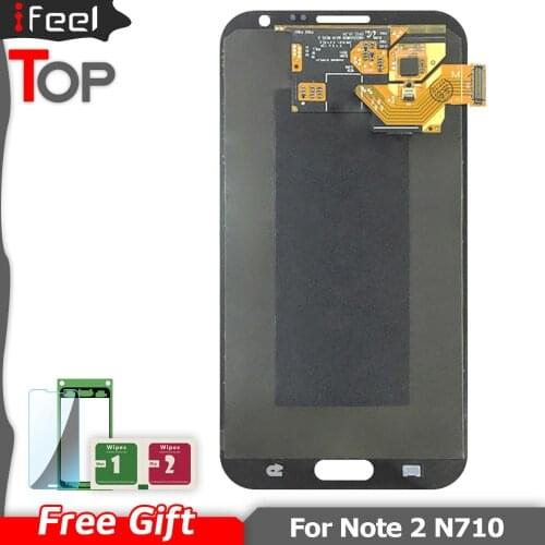 Super AMOLED 100% Tested Working LCD For Samsung Galaxy Note 2 N7100 Display Touch Screen for Samsung Note 2 Display