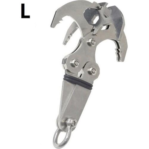 Heavy Duty Grapping Hook 304 Stainless Steel Outdoor Climbing Claw 50/300/600 Kg Gravity Grab Hook Survival Mountaineering Tool