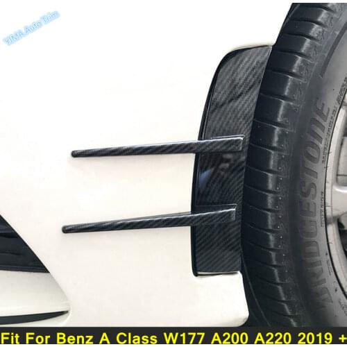 Lapetus Car Styling Door Rearview Mirror Strip Cover Trim ABS Chrome Fit For Mercedes Benz A Class W177 A200 A220 2019 - 2021