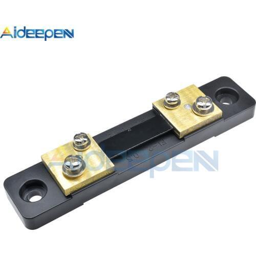 External Shunt FL-2 50A/75mV Current Amp Meter Ammeter Ampere Panel Meter Shunt