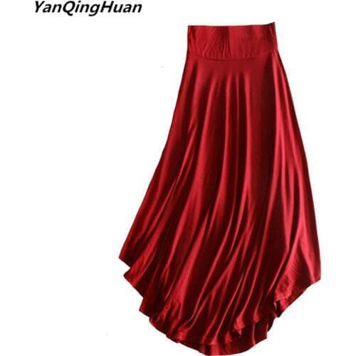 YANQINGHUAN Asymmetrical Skirts