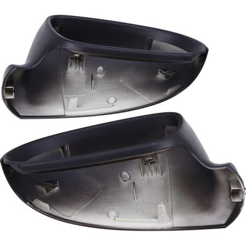 1 Set Driver Side Rear View Mirror Cover Shell Trim for VW EOS 2007-2008 Matte Black Car-styling