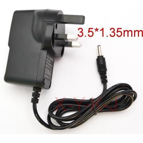 1PCS 5V1.5A AC 100V-240V Converter Adapter DC 5V 1.5A Switching Power Supply 1500mA UK Plug DC 3.5mm x 1.35mm