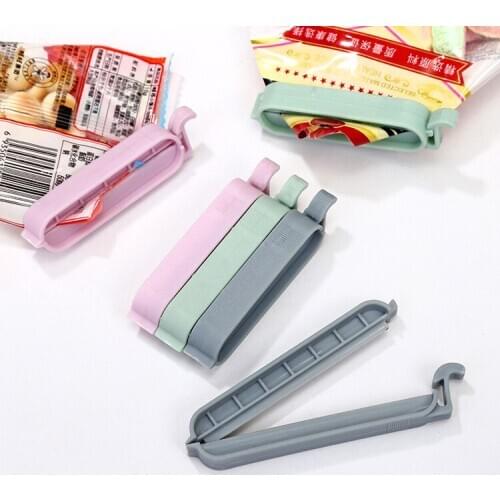 12Pcs/set Portable Food Snack Seal Sealing Bag Clips Colorful Eco-Friendly Kitchen Gadgets Home Storage Organization Tools
