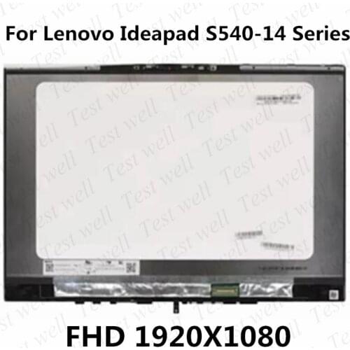 14'' For Lenovo Yoga S540-14IWL S540-14 LCD Display with Touch Screen assembly FHD 1920X1080 N140HCN-EA1 5D10S39582 FRU 01YN151