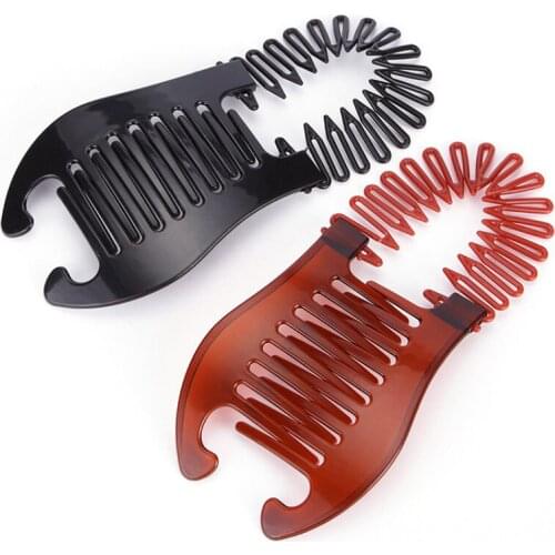 2 Colors Woman Girls Elastics Hair Braider Scorpion Type Hair Holding Tool Ponytail Rubber Bands Hair Accessories