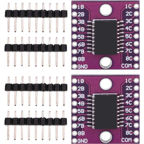 2Pcs ULN2803A Module Darlington Tube High Current Voltage Driver Electric Component Darlington Tube