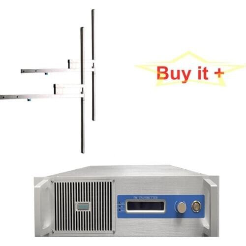 2000W FM Broadcast Transmitter+2-Bay Antenna