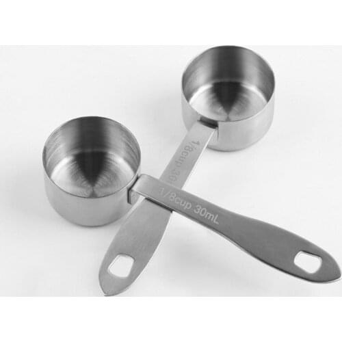 30ml Coffee Scoop Polished Surface Food Grade 304 Stainless Steel Coffee Measuring Spoon for Bar