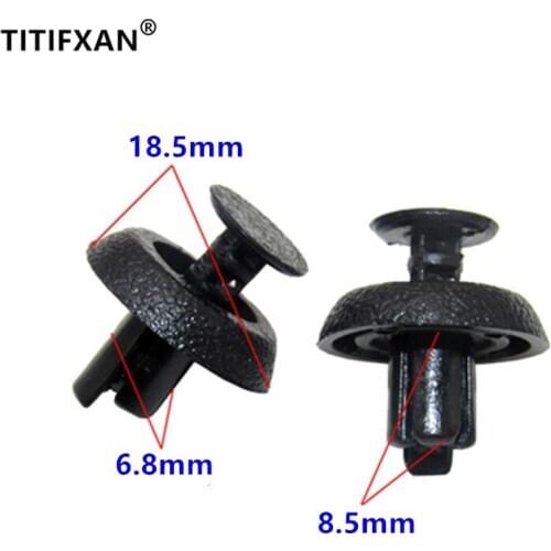 50pcs 20pcs 7mm Hole Auto Plastic Rivets Fastener Push Clip Auto Vehicle Trim Panel Clips for Toyota Camry Highlander Corolla
