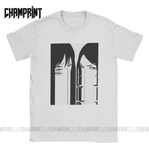 Surreal Harajuku Mens T Shirt Anime Aesthetic Scary Dark Grunge Sadboys Vaporwave Tees Short Sleeve T-Shirts 100% Cotton Tops