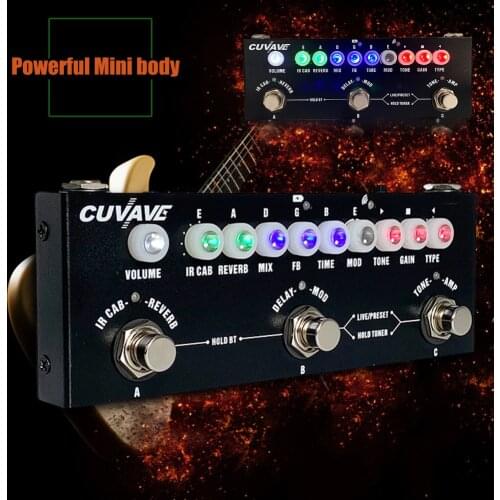 Cube Baby Guitar Multi Effect Pedal Delay Chorus Phaser Reverb Audio Effects Pedal True Bypass Guitar Accessories