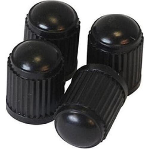 Hot sale 4Pcs/lot Plastic Bike Bicycle Valve Dust Caps Car Van Motorbike Tyre Tubes Black