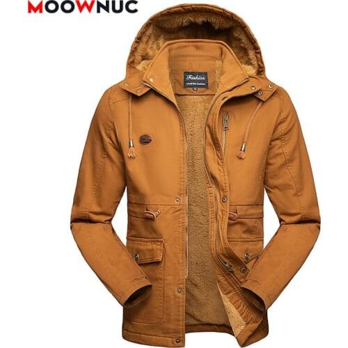 Casual Windbreaker Fashion Coat Jackets for Men 2021 New Autumn Winter Solid Brand Outdoors Mens Clothes Male Outerwear MOOWNUC