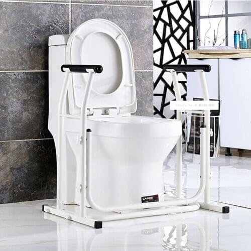 AM-7018 Solid Portable Toilet Safety Rails Bar Bathroom Toilet Safety Assist Frame Safety Aid Hand Rail For Elderly Disability