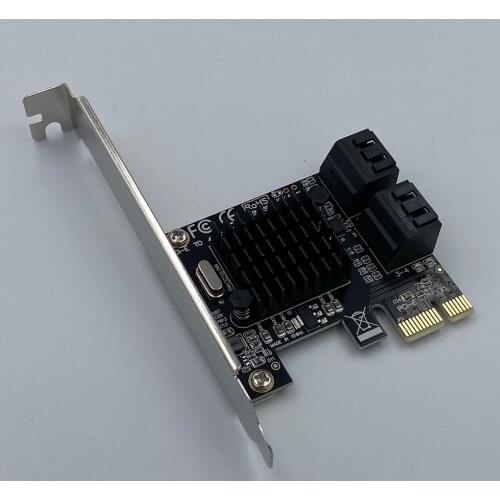 PCI-E to SATA3.0 Expansion Card 4-port Pcie to SATA Bootable SSD Solid State Drive Adapter Card