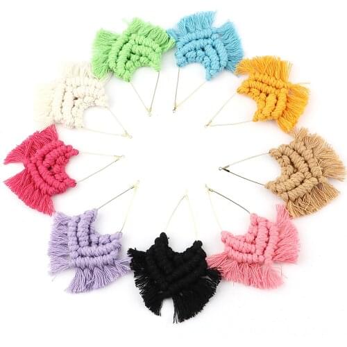 Zinc Based Alloy & Polyester Tassel Pendants Drop Gold Plated Purple Tassel 90mm x 70mm - 85mm x 65mm, 2 PCs