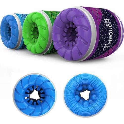 Portable Double Channel Masturbator Blowjob Artificial Vagina Masturbation Cup Silicone Massager Adult Sex Toys for Men Products