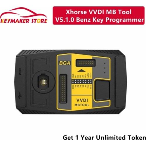 Best quality Xhorse VVDI MB Tool V5.1.0 For Benz Key Programmer Get 1 Year Unlimited Token free update online lifetime