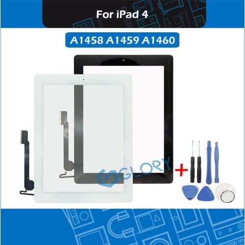 For iPad 4 A1458 A1459 A1460 Touch Screen panel Digitizer Front Glass