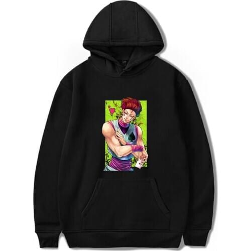 Hunter X Hunter Hoodies Men/women Long Sleeve Hisoka Cotton Harajuku Autumn Hunter X Hunter Mens Hoodies Sweatshirt
