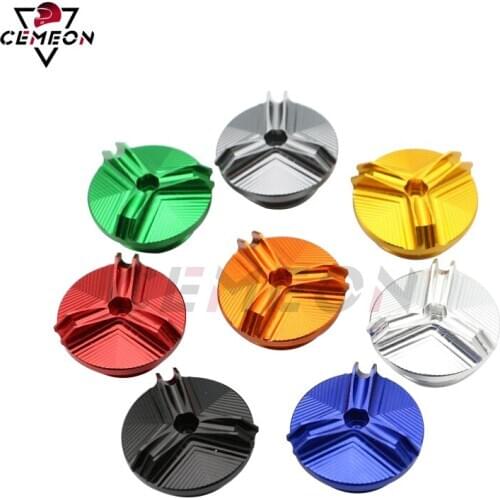 For Kawasaki Z900RS Z900 CNC modified oil screw Motorcycle engine oil filter cup cover screw