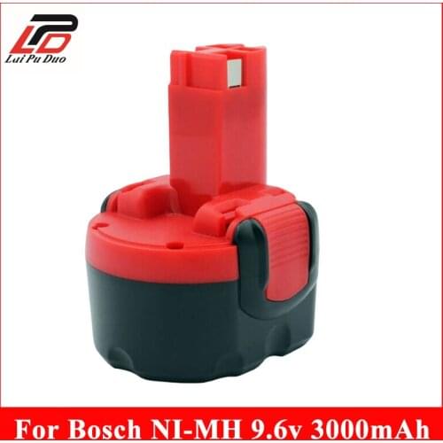 For Bosch 9.6V 3000mah Replacement Battery Pack Powr Tools Batteries for PSR 960 2 607 335 272 32609-RT Ni-M