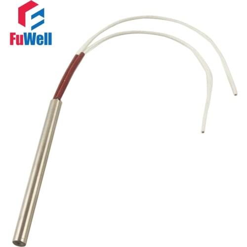 304 Stainless Steel High Density Single Head Dual Cartridge Heater 15mm Tube Diameter 5PCS/LOT