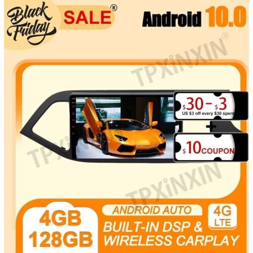 4G+128G Android 10.0 PX6 Carplay For KIA Picanto Morning 2012-2015 Multimedia Player Auto Radio Tape Recorder GPS Navi Head Unit