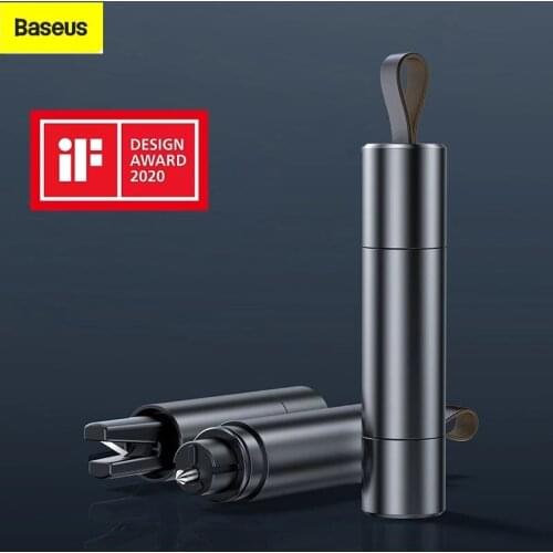 Xiaomi Baseus Car Safety Hammer Auto Emergency Glass Window Breaker Seat Belt Cutter Life-Saving Escape Car Emergency Tool