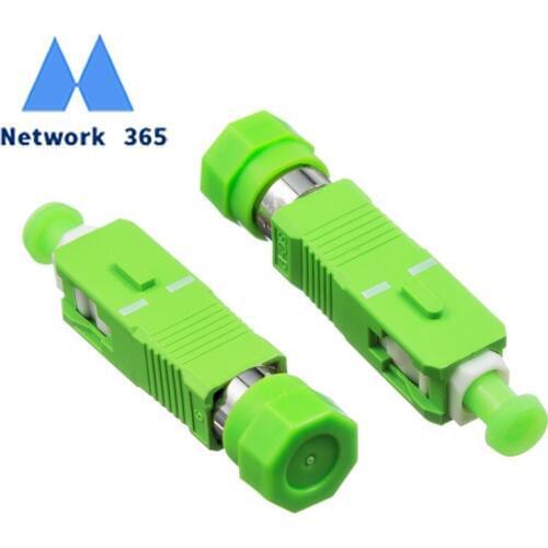 Free Shipping 5pcs/lot FC Female to SC APC Male Fiber Optic Adapter Singlemode FC-SC Fiber Optical Adapter