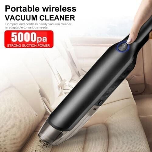 Portable Wireless Car Vacuum Cleaner Rechargeable Strong Suction Car And Home Dual Purpose Vacuum Cleaner Wet/Dry