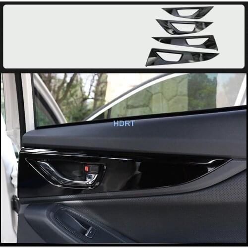 For Subaru XV 2018 2019 2020 2021 black Stainless steel Car Interior Gear Shift Panel Cover Trim Molding Strip Accessories