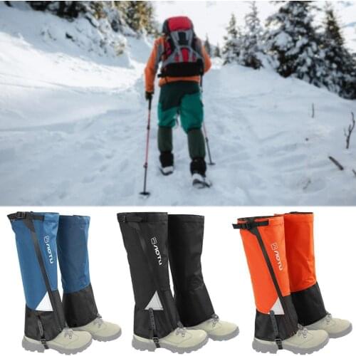 Leg Gaiters Waterproof Hiking Snow Boot Gaiters For Running Skiing Hunting Shoes Cover Snow Boot Legs Protection Guard