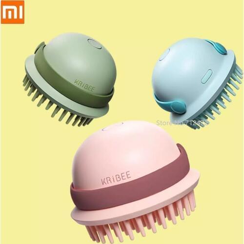 New mijia electric head massage comb degreasing massage scalp IPX7 waterproof relieve fatigue wet and dry use