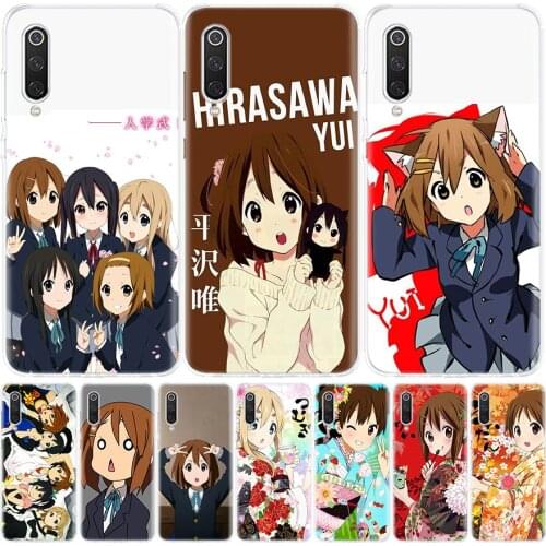 K on! Hirasawa Yui Anime Phone Case for Xiaomi Redmi Note 10 9S 9 8T 9 8 7 7A 8A 9A 9C 6A 6 S2 K20 S30 Pro Fashion Cover Capa