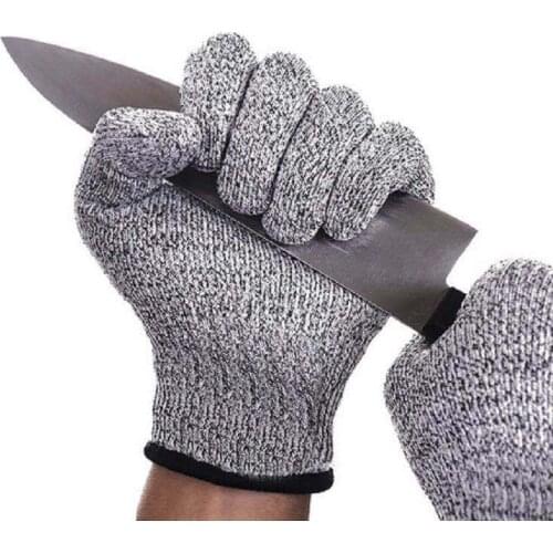 Grade 5 anti cutting gloves food anti cutting gloves slaughtering fishing anti cutting gloves protective carving gloves