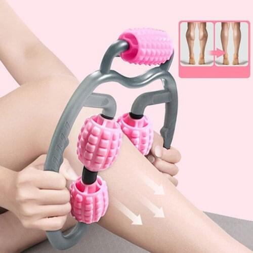 Ring clamp legs machine roller thin thighs yoga exercise machine massage muscle massage legs artifact