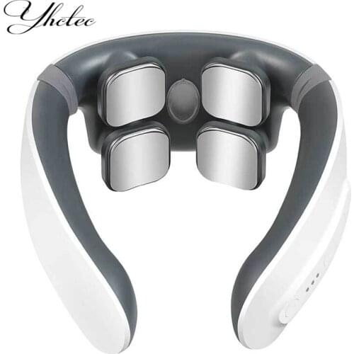 Cervical spine massager Multifunctional hot compress electric pulse neck massager Electric neck therapeutic relaxation massager