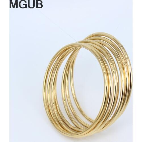 MGUB Stainless Steel Jewelry Bracelet Simple and elegant 7pcs womens bracelet fashionable womens jewelry LH217