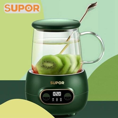 SUPOR 220V Electric Kettle 400ML Mini Health Preserving Pot Glass Household Multifunction Tea Dessert Boiler Home Appliances