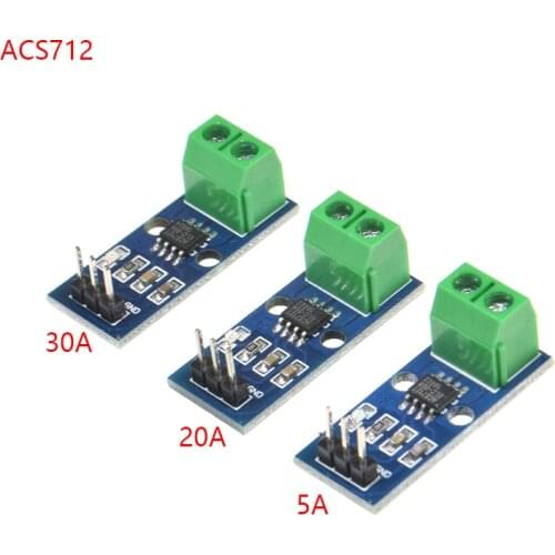 ACS712 5A 20A 30A Range Hall Current Sensor Module ACS712 Module For Arduino
