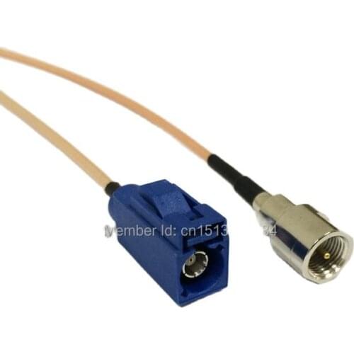 New Modem Coaxial Cable FME Male Plug Connector To FAKRA Connector RG316 Cable Pigtail 15CM 6" Adapter