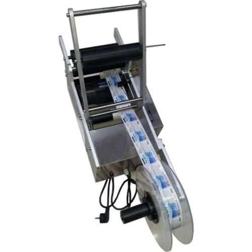 Manual Wine Bottle Labeling Machine, Self Adhesive Sticker Vial Labeling Machine